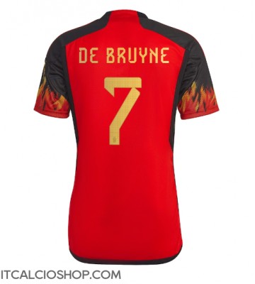Belgio Kevin De Bruyne #7 Prima Maglia Mondiali 2022 Manica Corta
